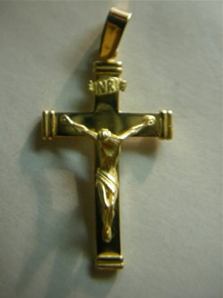 cruz oro plata